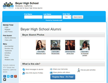 Tablet Screenshot of beyerhighschool.org